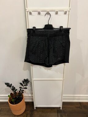 New Balance Black Reflective Running Shorts